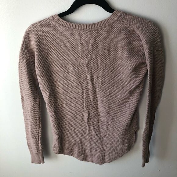 ARITZIA Wilfred Galois Silk Cashmere Sweater Top in Heather Quarry ~ size XXS - Picture 5 of 16
